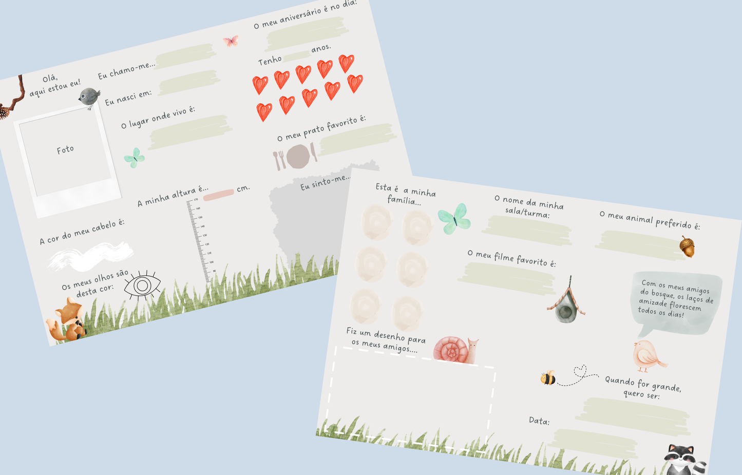 Memórias dos meus amigos do bosque